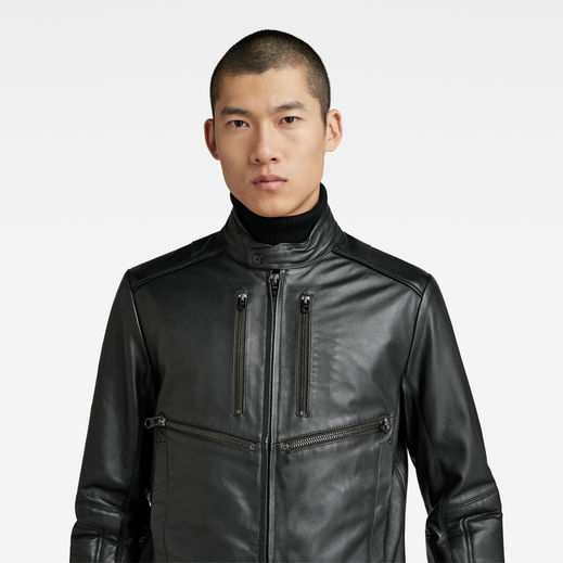 Biker Leather Jacket | ブラック | G-Star RAW® JP